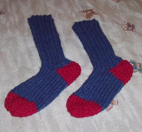 The socks for the book