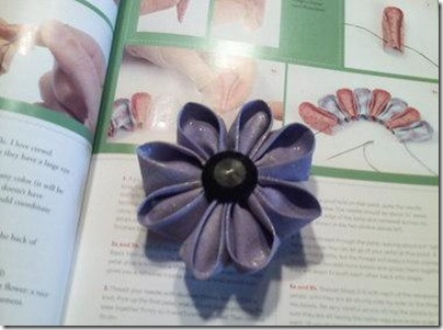 kanzashi purpleflower